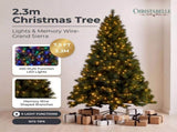 Christabelle 2.3m 7.5ft Grand Sierra Christmas Tree Pre Lit Multi Function LED Memory Wire Arti 112_WFLGS75