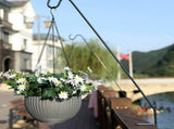 Heavy Duty Outdoor Garden Fence Hook for Lantern, Shepherd's Hook, Bird Feeder, Deck Hanger Stand V1369-AZ3-W-20506