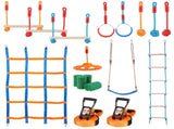 Ninja Warrior Obstacle Course for Kids, 2 x 17m Weatherproof Slacklines, 227kg Weight Capacity V952-RZX562YC11J0F2X1FV0