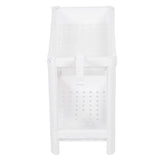 Bathroom Tower Shelf Plastic Freestanding Storage Rack Organizer Multifunctional Shelving Unit for V1294-YM0706-3112230061611