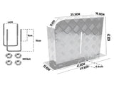 Alpen Outdoor Base Mount 2mm Thickness Aluminium Diesel Heater Fuel Cover Left for 10L 15L Fuel V985-BASEMTANKCOVERLS