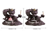 Ceramic Chinese Auspicious Dragon Backflow Incense Burner V1294-YM0521-230107MQ02-2