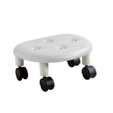 Low Roller Seating PU Surface Plastic Structure Movable Universal Wheels Stool for Living Baby V1294-YM0901-3116240005912