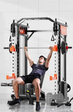 SmartFit M1 Max 130kg Pin Loaded Multi Functional Training Smith Machine Home Gym Power Rack Machine V1025-717331801335