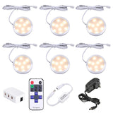 Dimmable LED Under Cabinet Lighting, Counter Showcase Kitchen Lighting Fixtures with 12V Plug in V1171-CC-BDPBCD006