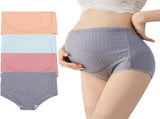 Maternity Cotton Underwear High Waist Adjustable Pregnancy Seamless Soft Hipster Panties Over Bump V1259-DP01-A-3843