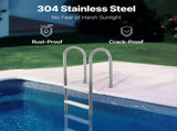 4-Step Stainless Steel Pool Ladder of 2 Handrail for 1371.6 mm Decked Pool V952-DXYCTTBGGBXGT35OAV0