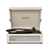 Crosley Voyager Bluetooth Portable Turntable Crosley Asheville Stand Bundle - Dune V398-CR8017BMS-DU4