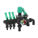 Agricultural Pesticide Sprayer with Shut Off Valve Pressure Gauge 3 Way Garden Hose V1294-YM0901-3111230162411