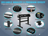 Vinyl Cutter Machine, 34inch Cutting Plotter, Offline Cutting Machine Kit Mobile Bluetooth, Precise V952-KZJHSACSK870LWSHOV3