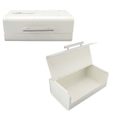 Bread Bin Large Capacity Save Countertop Space Bread Storage Container with Clamshell Door for Home V1294-YM0523-3118220067412