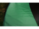 Kahuna 16ft Trampoline Replacement Safety Pad and Net Round 12 Poles Green TRP-PNO-1612-GN