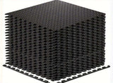 Interlocking Black EVA Fitness Mats Set V1142-LP601099557752782