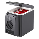 6L Car Refrigerator Cooler & Warmer, Portable Electric Cooler for Travel,12V Mini Fridge with Cup V1107-CS-FNECN32