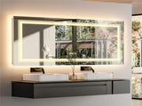 Anti-Fog LED Bathroom Mirror with 2-Way Mount 1000*600mm/Double LED V767-XMR-C28-298-AU