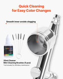VEVOR Airbrush Kit Air Brush Kit 1/6 HP Air Compressor 3 Airbrushes 3 Tips Tank V952-JCBTZ2G3AGYQKLI8X001V3