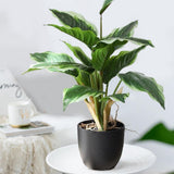 4Pcs Artificial Plant 17.7" Faux Green Plant Greenery Aesthetic House Plants for Wedding Garden Home V1370-AZ4-14865