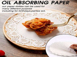 150Pcs White Paper Doilies 10.5inch Round Lace Paper Doilies for Food,Cakes, Desserts, Crafts, and V1192-AZ-W-17323