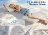 Side Sleeper Pillow for Adults with Arm Holes, Slow Rebound Memory Foam Arm Pillow for Comfortable V1107-115-56521-BLU
