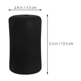 10Pcs Black Foam Cushion Replacement Pads for Workout Bench 22mm x 135mm x 75mm V1192-AZ-W-30607