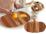 Pumpkin Shaped Wood Cutting Board For Kitchen Decoration Halloween Pumpkin Shaped Wood Cutting Board V1369-AZ3-W-14720