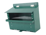Metal Squirrel Feeder with Transparent Acrylic Plate Pet Picnic Table Assembled Feeding Box for V1294-YM0901-3111240328011