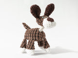 3pcs Brown Goofy Plush Donkey Squeaky Dog Toy - Large Interactive Chew & Cuddle Buddy V888-ELOSUNG24846