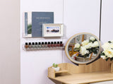 6 Pack Invisible Acrylic Floating Bookshelf for Kids Room,15 inch Clear Nail Polish Rack Wall V1366-AZ2-W-04774