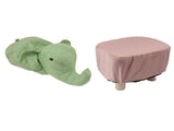 Animal Footstools Elephant Shaped Slip Resistant Silent Comfortable Stable Multi Purpose Cute Stool V1294-YM0703-3116230004114