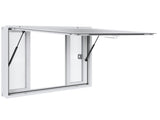 Concession Window 48"x36", Aluminum Alloy Food Truck Service Window with 4 Horizontal Sliding V952-SCFWCK36X48IIEGMJV0