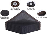 20m x 2m Fence Windscreen Privacy Screen Shade Cover Black Fabric Mesh Garden V63-931971
