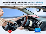 2PCS Car Phone Umbrella for Sun Dual Magnetic Cellphone Sunshade Shield V1258-DP01-I-00091