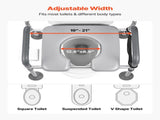 Bedside Commode Chair, 227 kg Capacity, 4-in-1 Portable Toilet and Raised Toilet with Padded V952-WLKBSLRZD500Y4MTK001V0