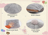 Rabbit hutch - Gray - 1 piece - 34*34*36cm - For rabbit guinea pig ferret - Rabbit hutches - For V1188-NK-BOL-366