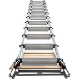 Attic Ladder Telescoping, 158.76kg Capacity, 100cm x 59.94cm,Multi-Purpose Aluminium Extension, V952-SSKKSGLTLHJ3RSMJGV0