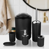 6-Piece Novelty PVCABS Bathroom Canister Sets V1370-AZ4-18944