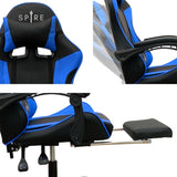 Spire Zinc Adjustable Gaming/Office Chair - Blue and Black 813F