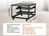 9U Open Frame Rack, 584.2 to 1016 mm Adjustable Depth, Free Standing or Wall Mount Network V952-KFSJJHS9UJL25B27FV0