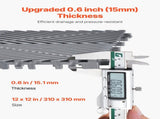 Interlocking Drainage Mat, 31 x 31 cm Modular Interlocking Cushion, 40 Pcs Splicing Drainage Mats, V952-CKPSD12X12INYQCJXV0