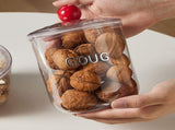 Clear Candy Jar with Lid, Cookies Storage Jar, Apothecarys Jar, Clear V1366-AZ2-W-26207