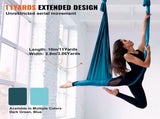 Aerial Silk & Yoga Swing, 10 m Length, Aerial Yoga Hammock Kit with 100gsm Nylon Fabric, Full V952-DCK10X28MMLCZSF51V0