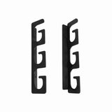 6-Rod Wall Mount Fishing Rod Holder Horizontal Black Fishing Rod Storage Rack V1308-DSZKI-659
