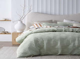 Vintage Design Homewares Malvern Sage Cotton Quilt Cover Set King V442-HIN-QUILTCS-MALVERN-SAGE-KI