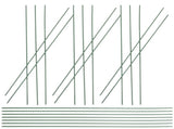HOOWIFFY 100pcs Green Floral Wire Stems for Artificial Flowers Flexible and Bendable for V1189-WXFWAL-20260326-02443