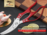 Heavy Duty Kitchen Shears, Poultry Scissors for Cutting Chicken Bones, German Stainless Steel, V1107-CS-CFBXGJDHO