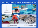 Outdoor Camping Digital Electric Air Pump, 5200mAh Built-in Battery, for Air Mattresses and Swim V1265-AU-054-HEI
