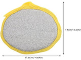 30pcs Double Sided Sponge Dish Scrubber Non-Scratch for Kitchen Cleaning V1366-AZ2-W-15358