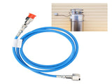 CO2 Soda External High Pressure Adapter Hose Kit CGA320 for Soda Stream Blue 2m/6.6ft V1294-YM0901-3113200052811
