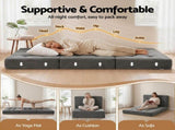 Giselle Single Folding Mattress 15cm Foldable Foam Portable Guest Sofa Bed Camping Mat FOAM-MFM-CDF-15-S