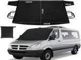 600D Snow Fropcs Windshield Cover Extra Large 200x115cm windproof Fropcs Protection compatible with V1188-MS-704-118